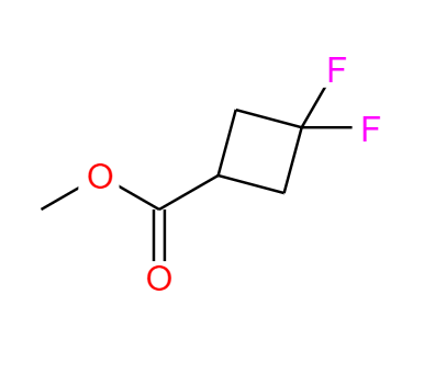 CAS：1234616-13-7,中文名稱：3,3-二氟環(huán)丁烷基羧酸甲酯 英文名稱：Methyl 3,3-difluorocyclobutane-1-carboxylate 