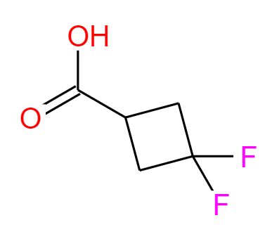 CAS：107496-54-8,中文名稱：3,3-二氟環(huán)丁烷羧酸 英文名稱：3,3-difluorocyclobutane-1-carboxylic acid 