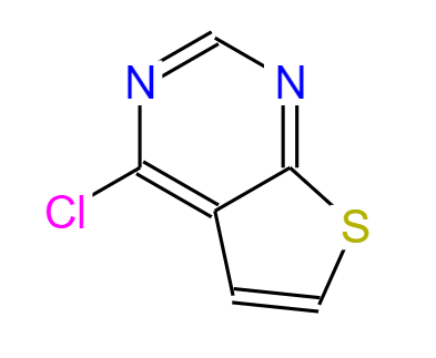 CAS：14080-59-2,中文名稱(chēng)：4-氯噻吩[2,3-d]嘧啶 英文名稱(chēng)：4-Chlorothieno[2,3-d]pyrimidine 