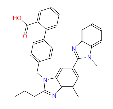 CAS： 144701-48-4,中文名稱： 替米沙坦 英文名稱： Telmisartan 