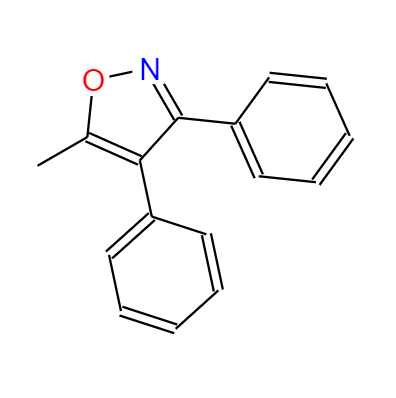 CAS：37928-17-9,中文名稱：5-甲基-3,4-二苯基異噁唑 英文名稱：Isoxazole, 5-Methyl-3,4-diphenyl- 