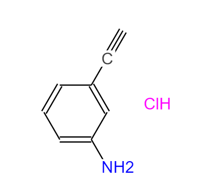  CAS：207226-02-6,中文名稱：3-乙炔基苯胺鹽酸鹽 英文名稱：3-Ethynylanilinehydrochloride