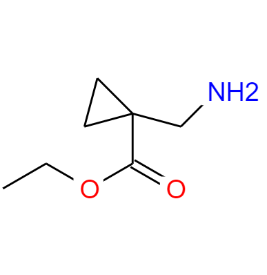CAS：400840-94-0,中文名稱：1-(氨甲基)環(huán)丙基甲酸乙酯 英文名稱：Ethyl1-(aminomethyl)cyclopropanecarboxylate 