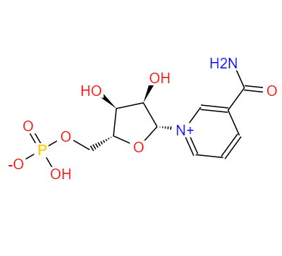 CAS： 1094-61-7,中文名稱： β-煙酰胺單核苷酸 英文名稱： β-Nicotinamide mononucleotide 