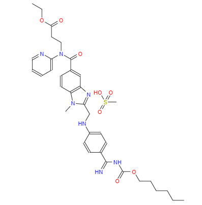 CAS： 872728-81-9,中文名稱： 達(dá)比加群酯 英文名稱： Dabigatran Etexilate Mesylate 