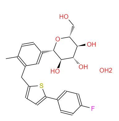 CAS：928672-86-0,中文名稱：卡格列凈半水合物 英文名稱：Canagliflozin hemihydrate 