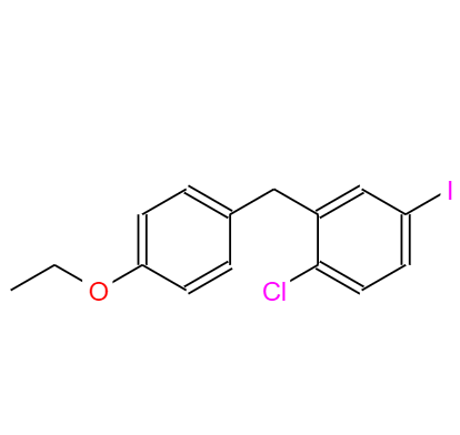  CAS：1103738-29-9，中文名稱：4-碘-1-氯-2-(4-乙氧基芐基)苯 英文名稱：1-chloro-2-[(4-ethoxyphenyl)methyl]-4-iodo-Benzene