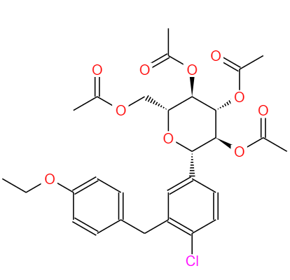 CAS：461432-25-7，中文名稱：(1S)-1,5-脫水-1-C-[4-氯-3-[(4-乙氧基苯基)甲基]苯基]-D-山梨醇四乙酸酯