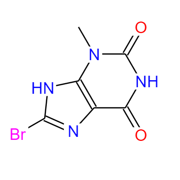 CAS：93703-24-3，中文名稱：8-溴-3-甲基黃嘌呤 英文名稱：8-Bromo-3-methyl-3,7-dihydropurine-2,6-dione 