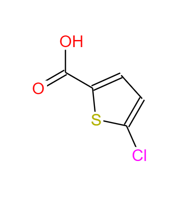 CAS：24065-33-6,中文名稱：5-氯噻吩-2-甲酸 英文名稱：5-Chloro-2-thiophenecarboxylic acid 