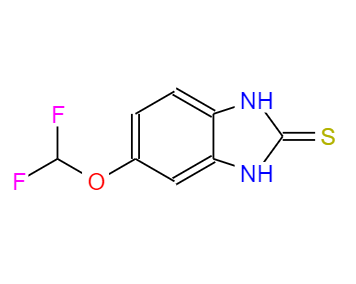 CAS：97963-62-7,中文名稱：5-二氟甲氧基-2-巰基-1H-苯并咪唑 英文名稱：5-(Difluoromethoxy)-2-mercapto-1H-benzimidazole 