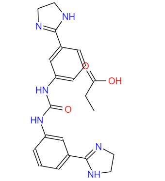 CAS：55750-06-6,中文名稱：二丙酸咪唑苯脲 英文名稱：Imidocarb dipropionate 
