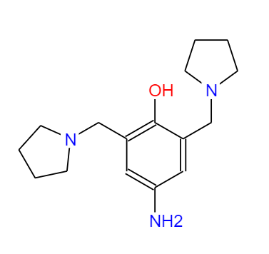 CAS：85236-51-7,英文名稱：4-Amino-2, 6-bis(pyrrolidin-1-ylmethyl)phenol 