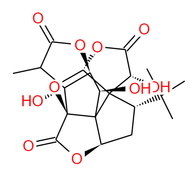  CAS：15291-77-7,中文名稱：銀杏內(nèi)酯B 英文名稱：Ginkgolide B