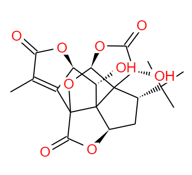 CAS：153355-70-5,中文名稱：銀杏內(nèi)酯K 英文名稱：Ginkgolide K 