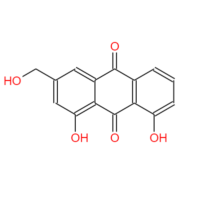 CAS： 481-72-1,中文名稱： 蘆薈大黃素 英文名稱： Aloe emodin 