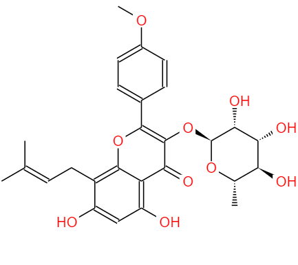 CAS：113558-15-9,中文名稱：寶霍苷I 英文名稱：baohuoside I 