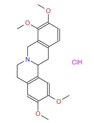 CAS：6024-85-7,中文名稱：延胡索乙素 英文名稱：TETRAHYDROPALMATINEHYDROCHLORIDE 