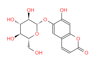  CAS：531-75-9,中文名稱：秦皮甲素 英文名稱：Esculin