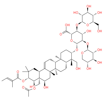 CAS：158732-55-9,中文名稱：七葉皂苷C 英文名稱：Aescin IIA 