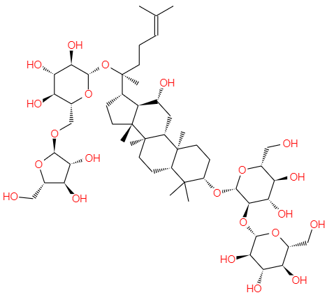  CAS：11021-14-0,中文名稱：人參皂苷rc 英文名稱：Ginsenoside Rc