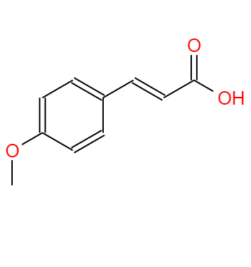 CAS： 830-09-1,中文名稱：對(duì)甲氧基肉桂酸 英文名稱： 4-Methoxycinnamic acid 