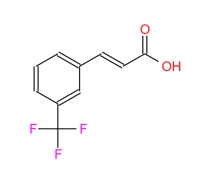 CAS：779-89-5,中文名稱：3-(三氟甲基)肉桂酸 英文名稱：3-(Trifluoromethyl)cinnamicacid 