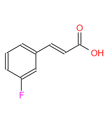 CAS：458-46-8,中文名稱：3-氟肉桂酸 英文名稱：3-Fluorocinnamicacid 