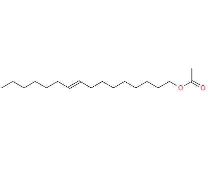 CAS：34010-20-3，中文名稱：順-9-十六烯醇乙酸酯 英文名稱：(Z)-9-Hexadecen-1-ol acetate 
