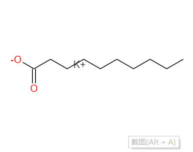 CAS：13040-18-1，中文名稱：癸酸鉀 英文名稱：potassium decanoate 