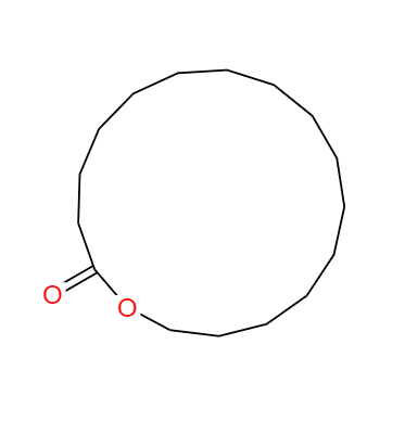  CAS：109-29-5，中文名稱：16-十六內(nèi)酯 英文名稱：16-Hexadecanolide