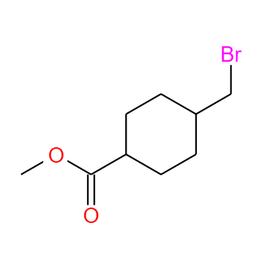 CAS：1331776-42-1，中文名稱：4-(溴甲基)環(huán)己烷羧酸甲酯 英文名稱：Methyl4-(bromomethyl)cyclohexanecarboxylate 