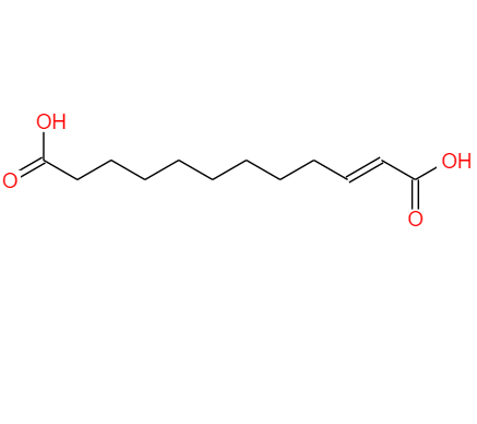 CAS：6402-36-4，中文名稱：反式-2-十二碳烯二酸 