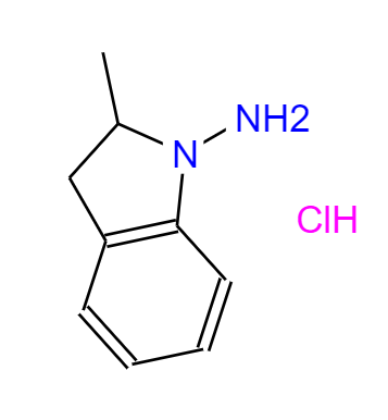CAS：102789-79-7，中文名稱：1-氨基-2-甲基吲哚啉鹽酸鹽 英文名稱：1-Amino-2-methylindoline hydrochloride 