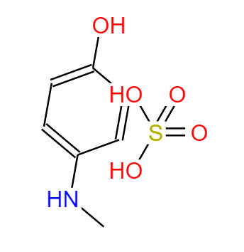 CAS：55-55-0,中文名稱(chēng)：4-甲氨基苯酚硫酸鹽 英文名稱(chēng)：4-Methylaminophenol sulfate 