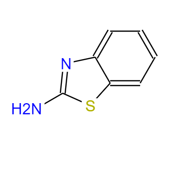 CAS：136-95-8,中文名稱：2-氨基苯并噻唑 英文名稱：2-Benzothiazolamine 