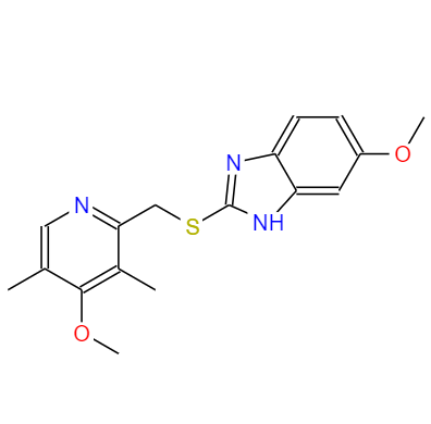 CAS：73590-85-9,中文名稱：奧美拉唑硫醚 英文名稱：Omeprazole Sulfide 