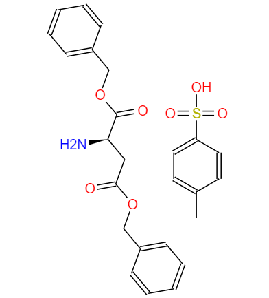 CAS：4079-64-5,中文名稱：D-天門冬氨酸二芐酯對(duì)甲苯磺酸鹽 英文名稱：H-D-Asp(Obzl)-Obzl.TosOH 