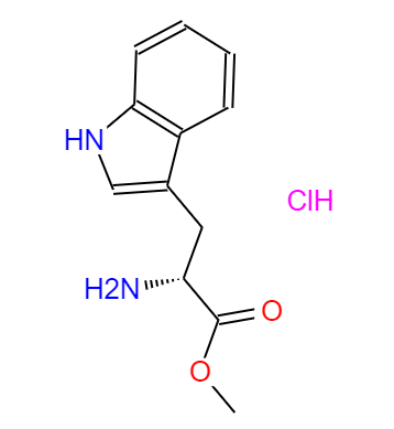 CAS：14907-27-8,中文名稱：D-色氨酸甲酯鹽酸鹽 英文名稱：D-tryptophan methyl ester hydrochloride 