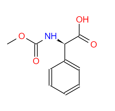 CAS：50890-96-5,中文名稱：N-甲氧羰基-D-苯甘氨酸 英文名稱：(R)-2-((Methoxycarbonyl)amino)-2-phenylaceticacid 