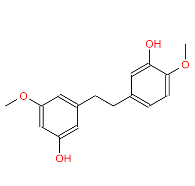 CAS： 67884-30-4，中文名稱： 石斛酚 英文名稱：Gigantol 