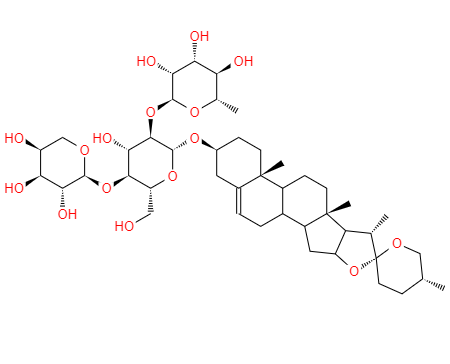 CAS： 50773-41-6，中文名稱： 重樓皂苷I 英文名稱：ChonglousaponinI 