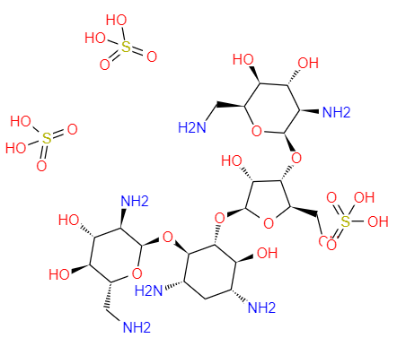  CAS： 1404-04-2，中文名稱： 新霉素 英文名稱：Neomycin