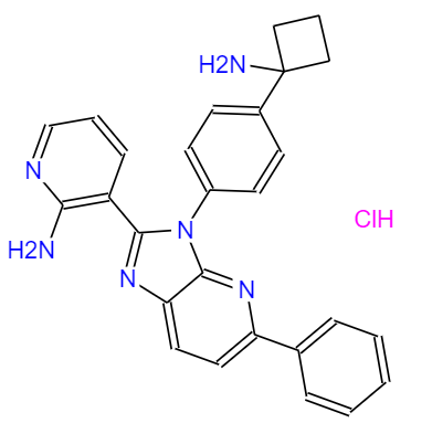 CAS： 1313883-00-9，中文名稱： ARQ092鹽酸鹽 
