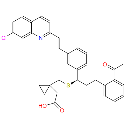  CAS： 937275-23-5，中文名稱： 孟魯司特甲酮 英文名稱：Montelukast Methyl Ketone