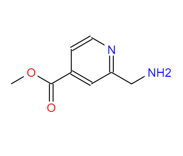 CAS： 94413-69-1，中文名稱： 2-(氨甲基)吡啶-4-甲酸甲酯鹽酸鹽 英文名稱：2-AMinoMethyl-isonicotinic acid Methyl ester 