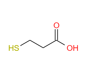 CAS： 107-96-0，中文名稱： 3-巰基丙酸 英文名稱： 3-mercaptopropanoic acid 