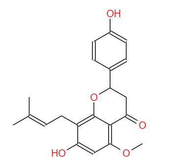 CAS： 521-48-2，中文名稱： 異黃腐酚 英文名稱：Isoxanthohumol 