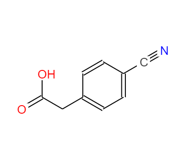 CAS： 5462-71-5，中文名稱： 4-氰基苯乙酸 英文名稱：4-Cyanophenylacetic acid 