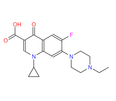 CAS： 93106-60-6，中文名稱： 恩諾沙星 英文名稱：Enrofloxacin 